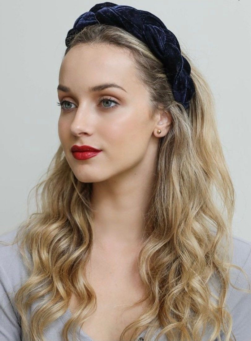 Velvet Braided Headband