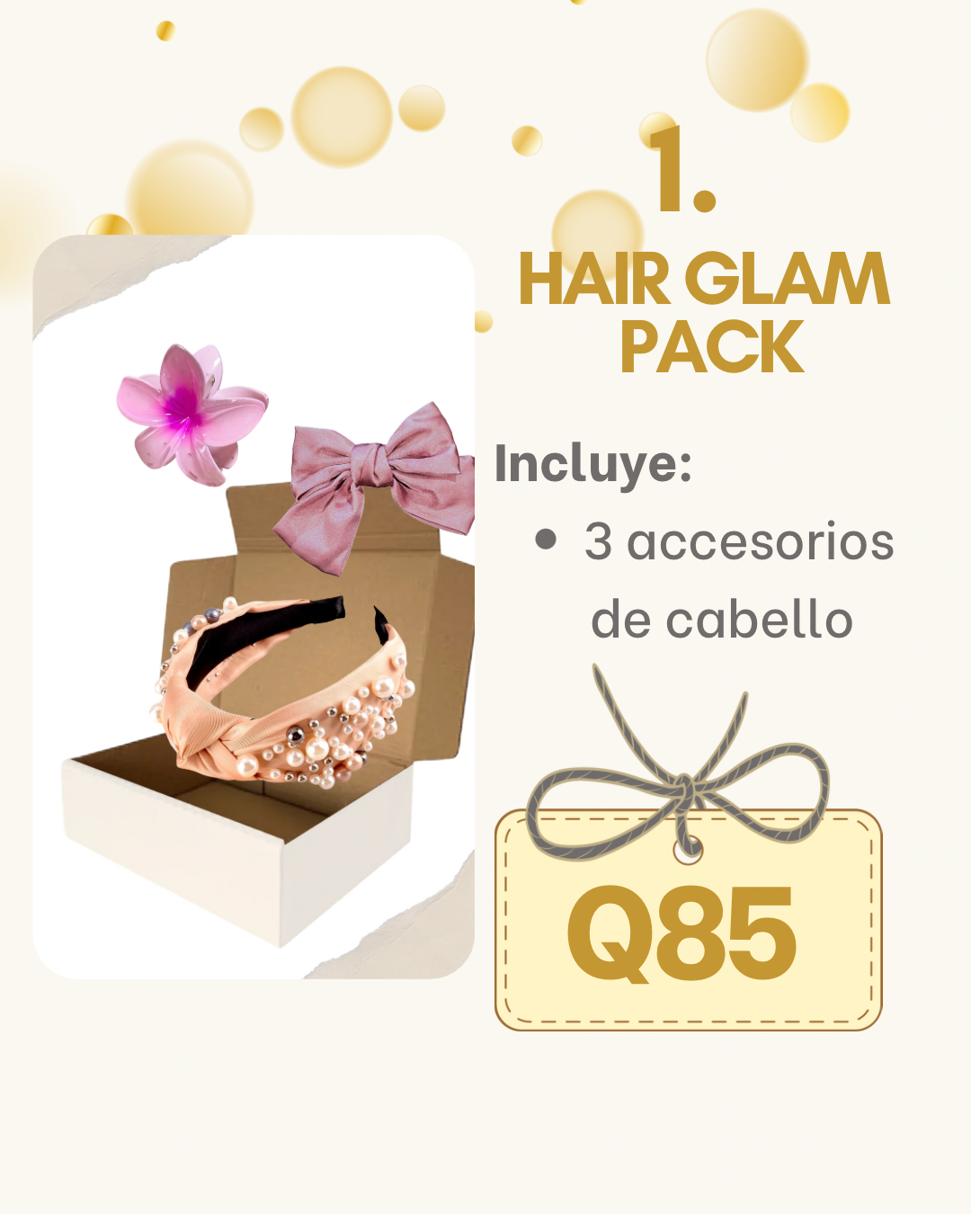 1. Hair glam pack