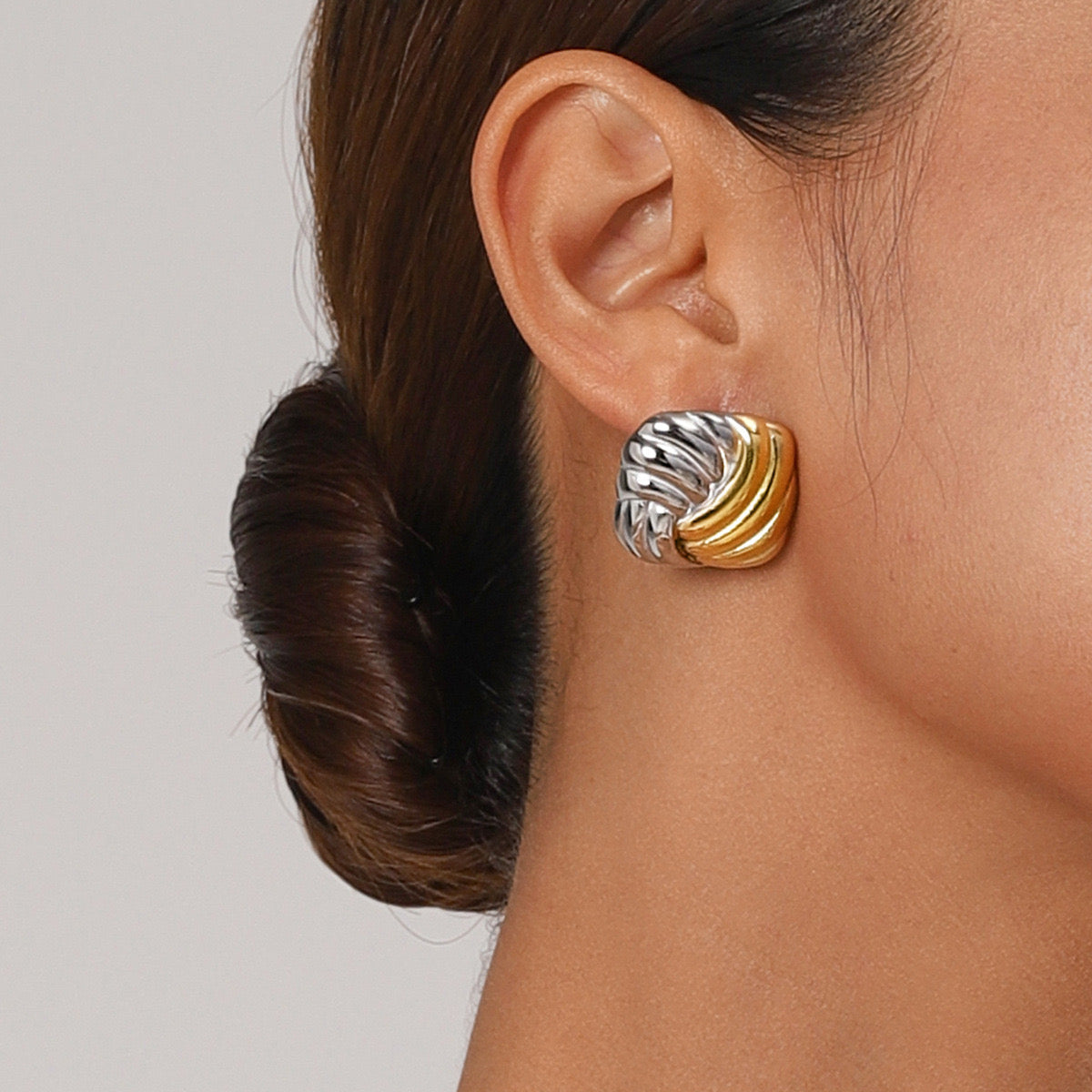 Twisted Square Earrings