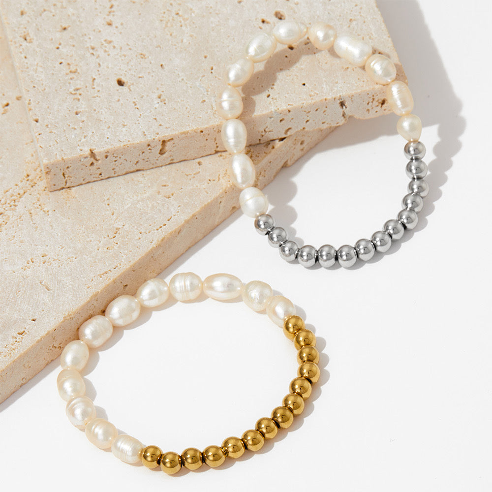 Pulsera con perlas