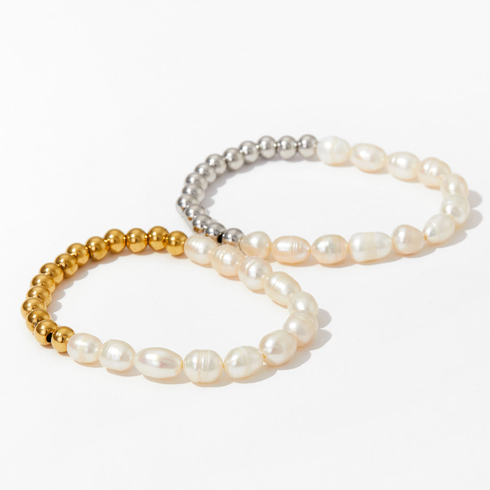 Pulsera con perlas
