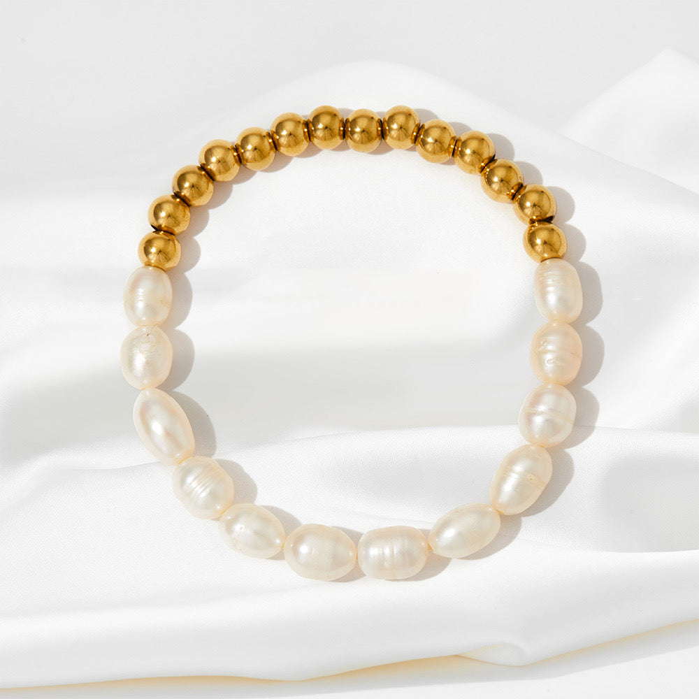 Pulsera con perlas