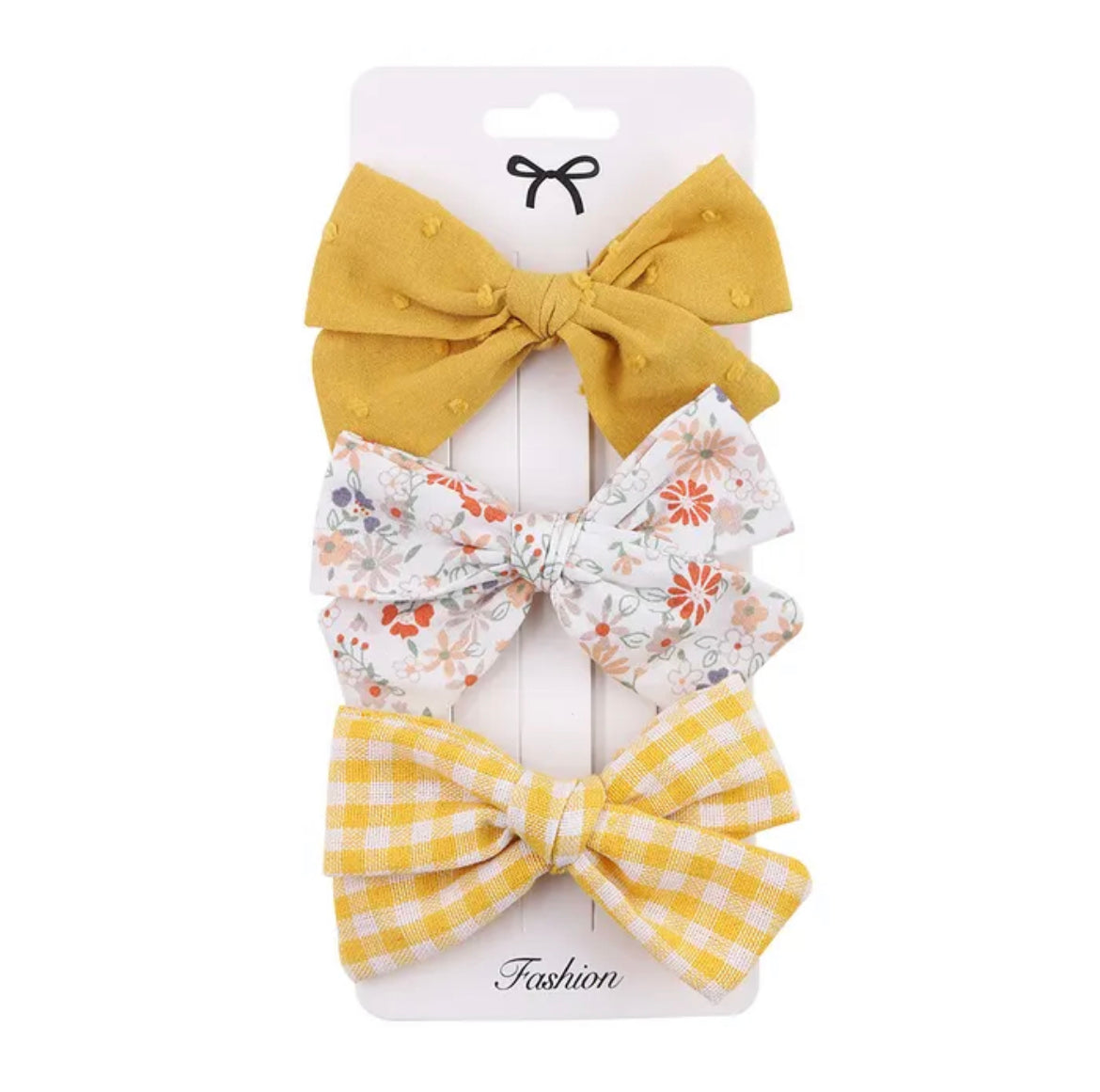 Set 3 hair bows