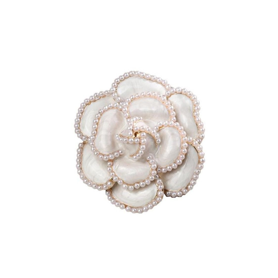 Broche flor camellia