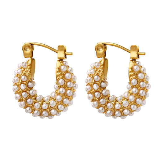 Pearl hoops