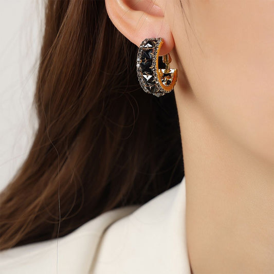 Classy Black earrings