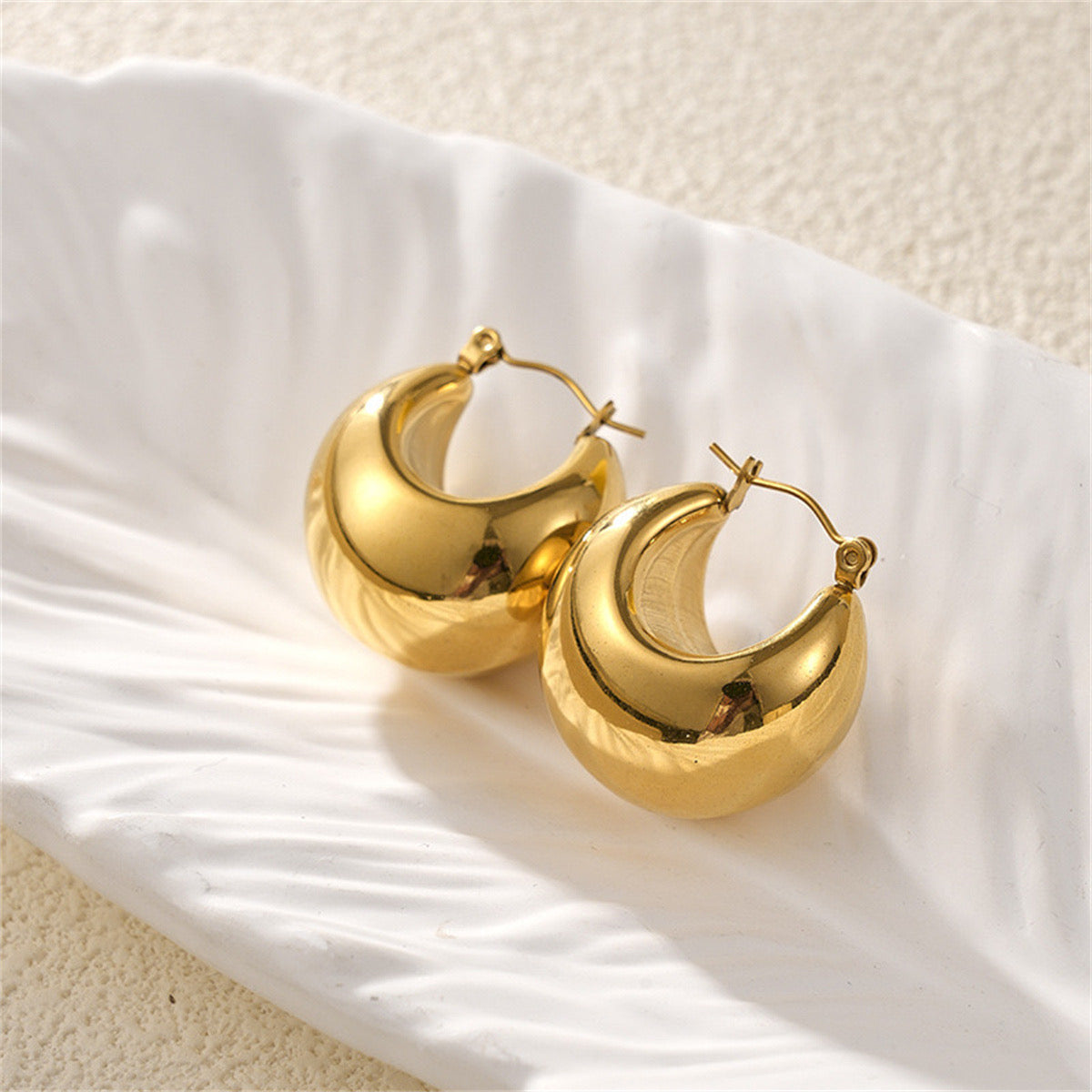 Chunky hoops Gold