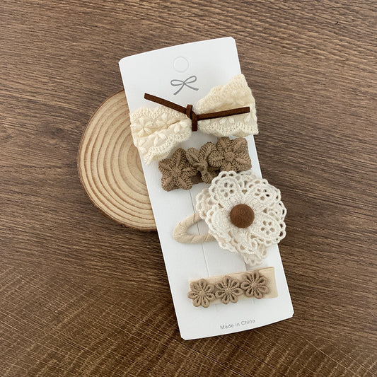 Set 4 hair bows