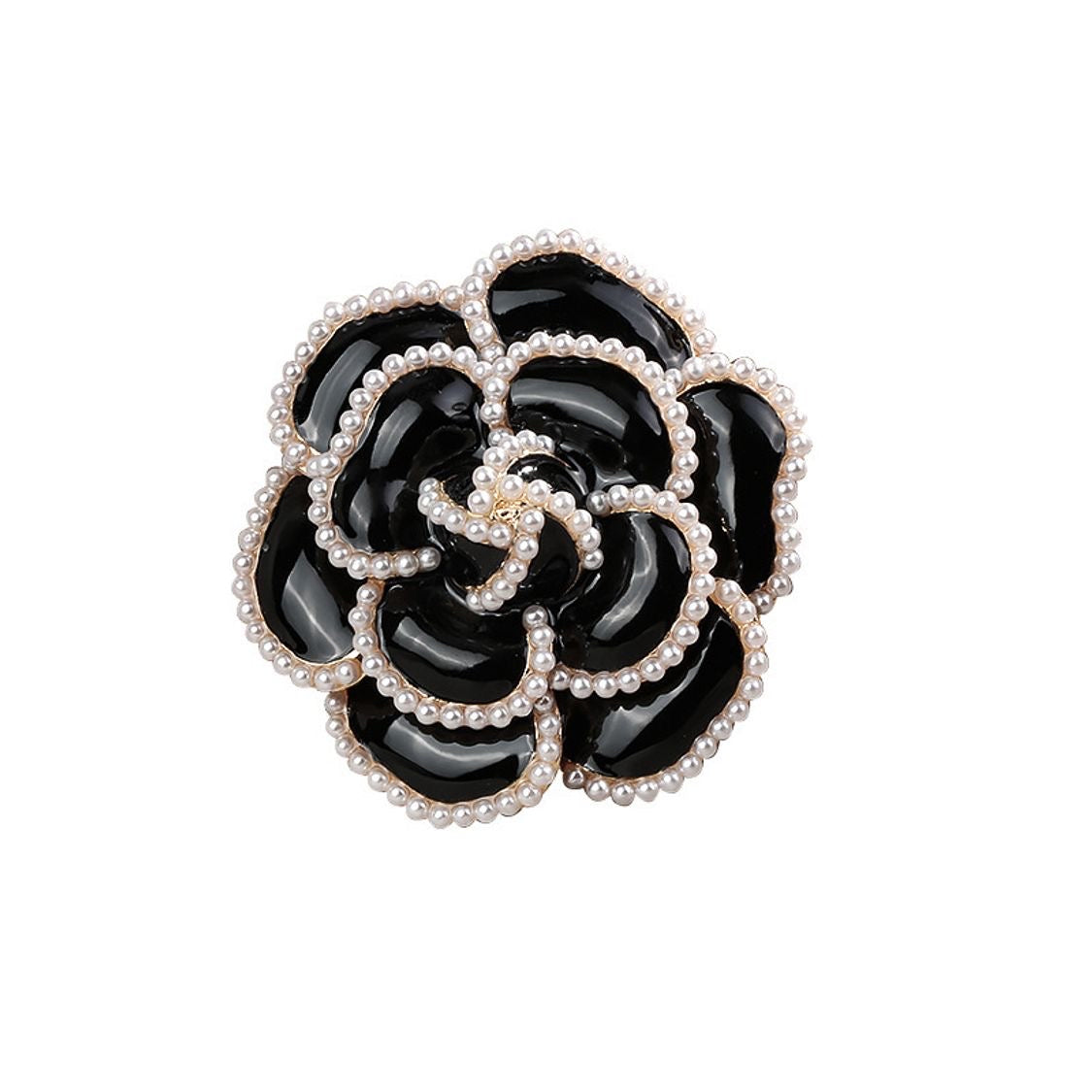 Broche flor camellia