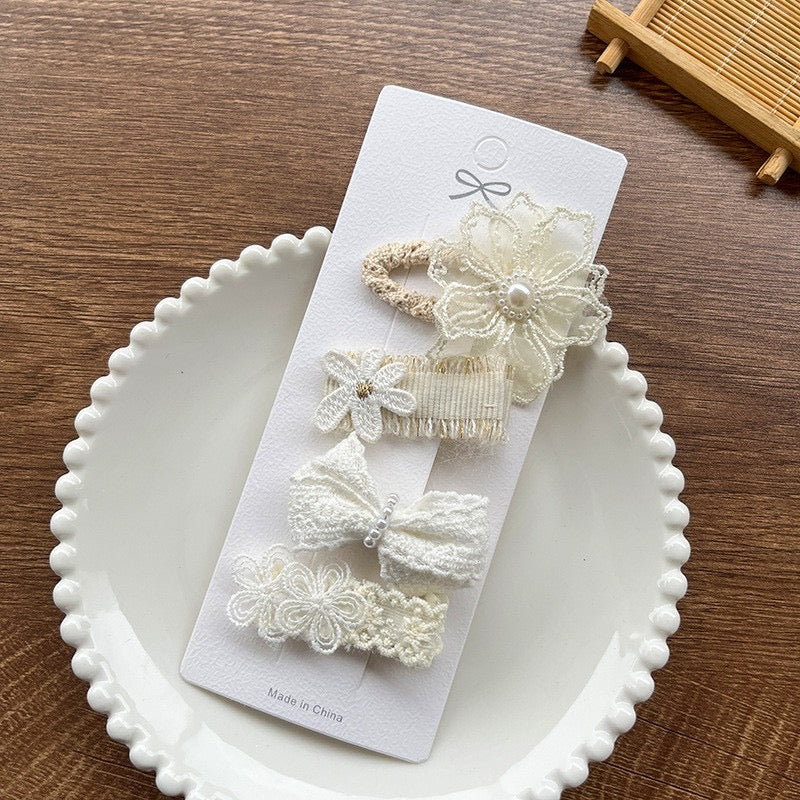 Set 4 hair bows