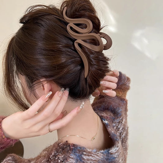 Wave Shape Hair Claw