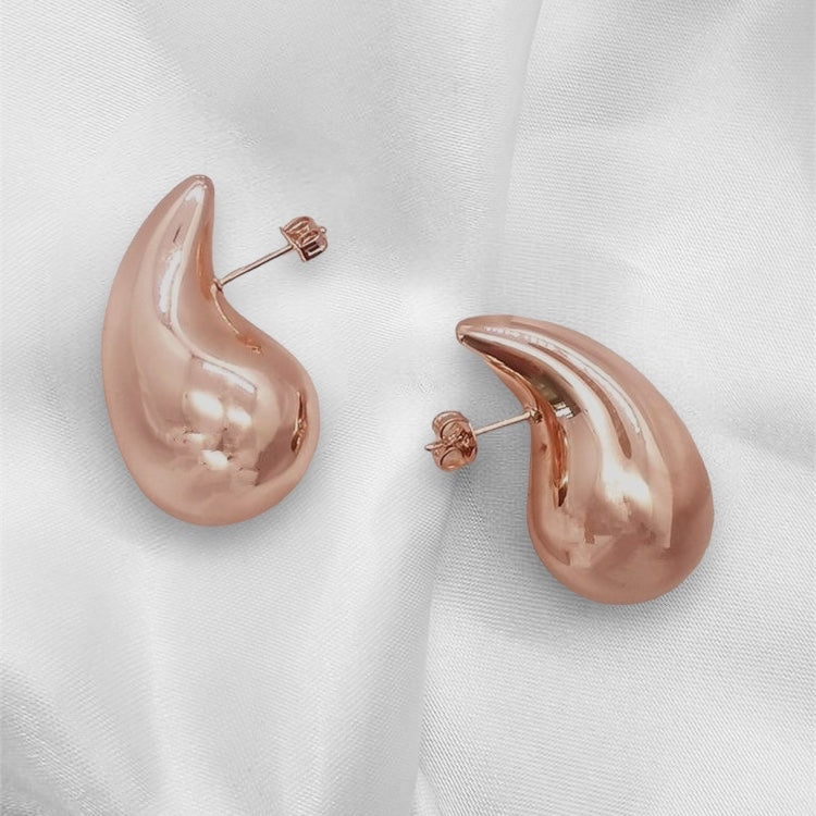 Aretes de gota rose gold