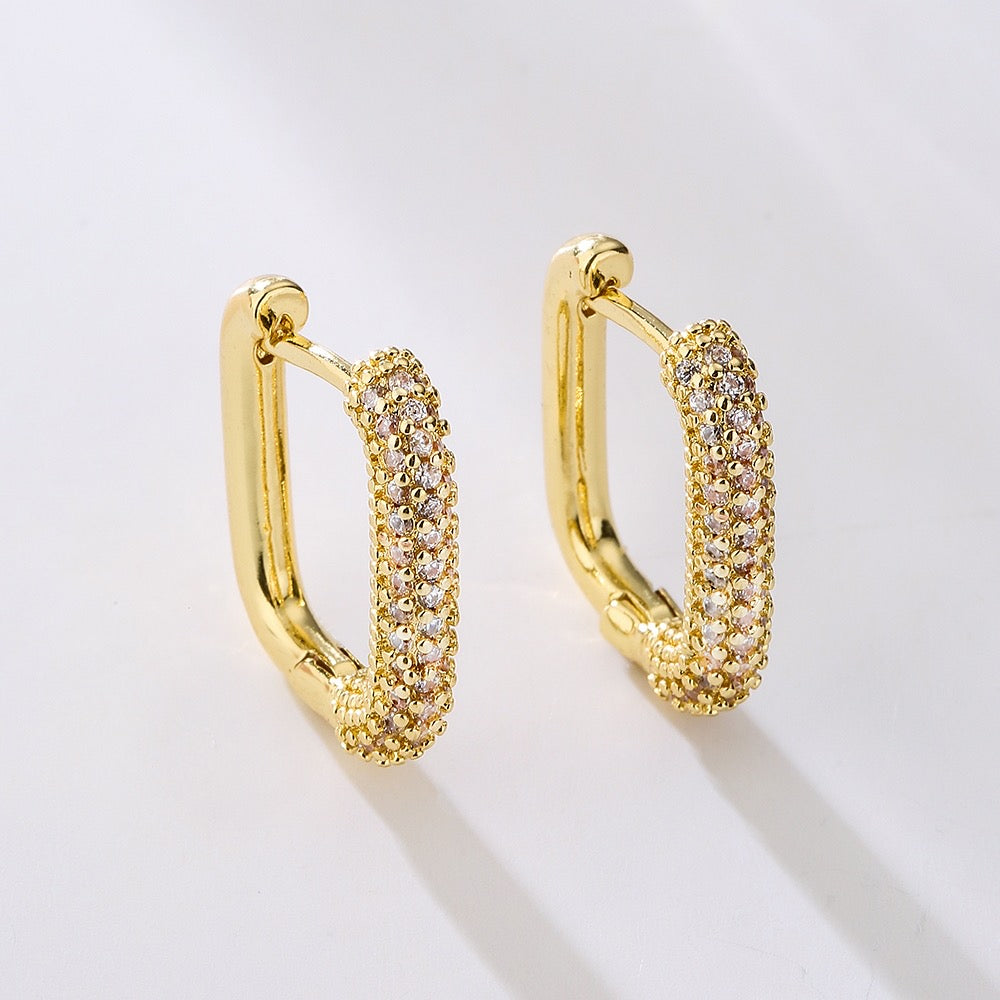 Rhinestone hoops