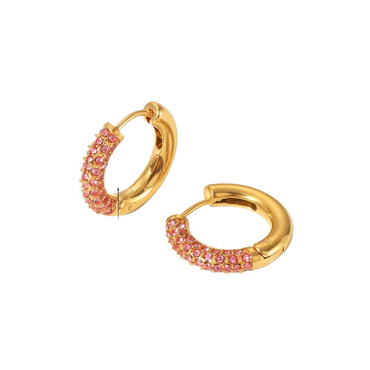 Rhinestone hoops