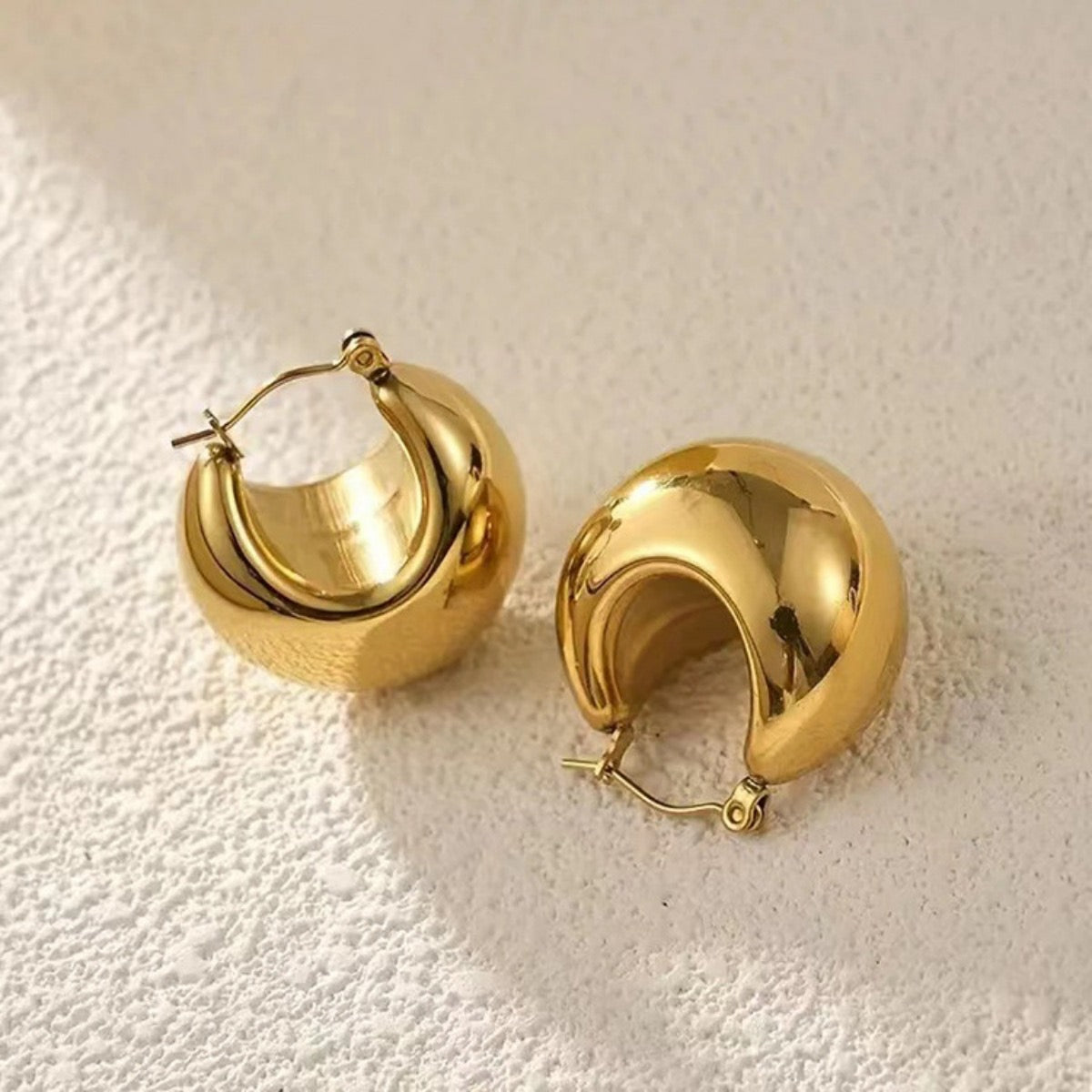 Chunky hoops Gold