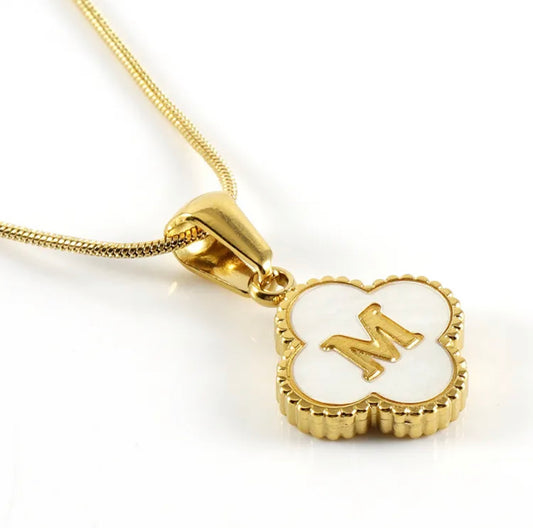 Gold Flower Letra M