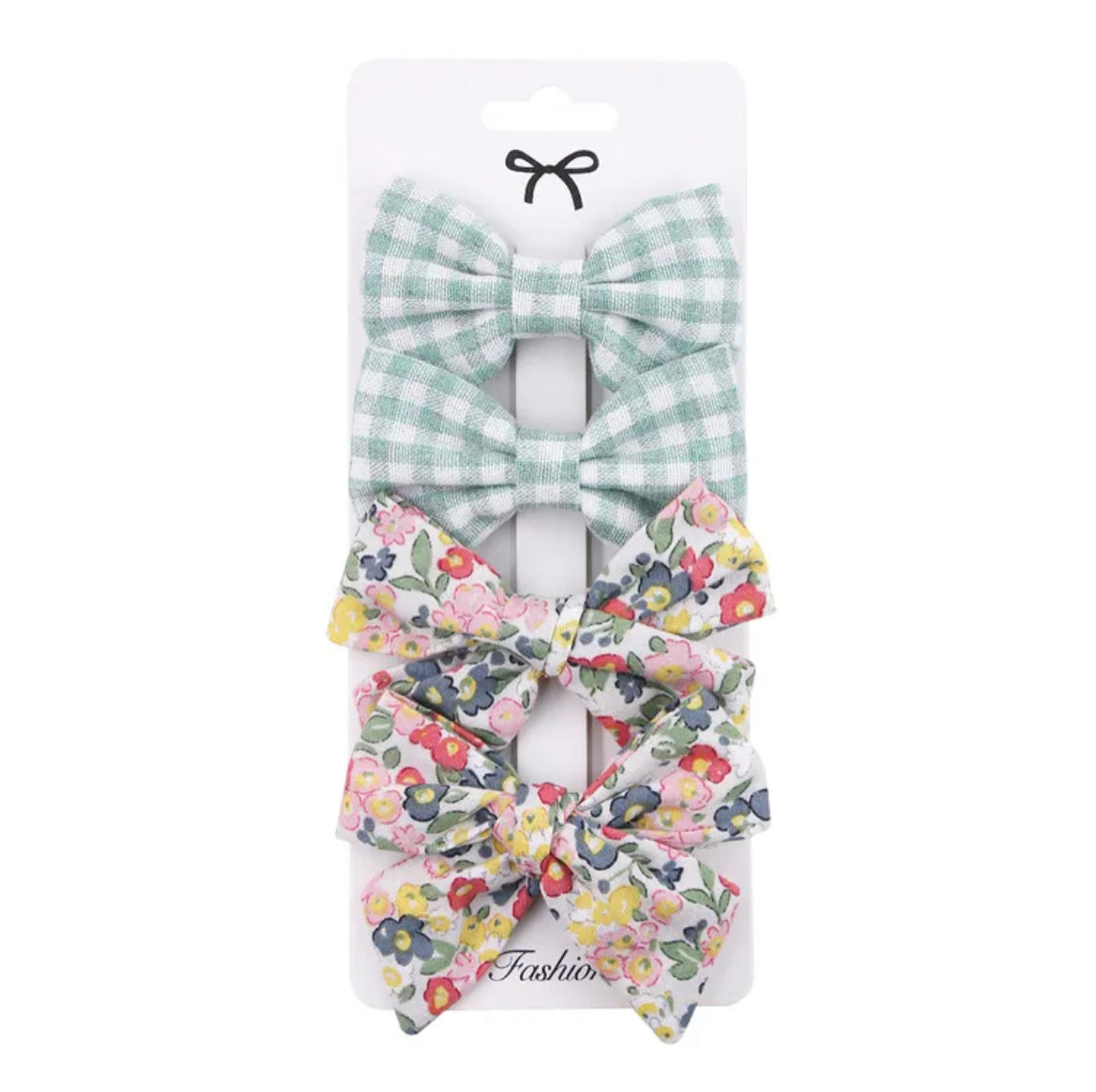 Set 4 hair bows