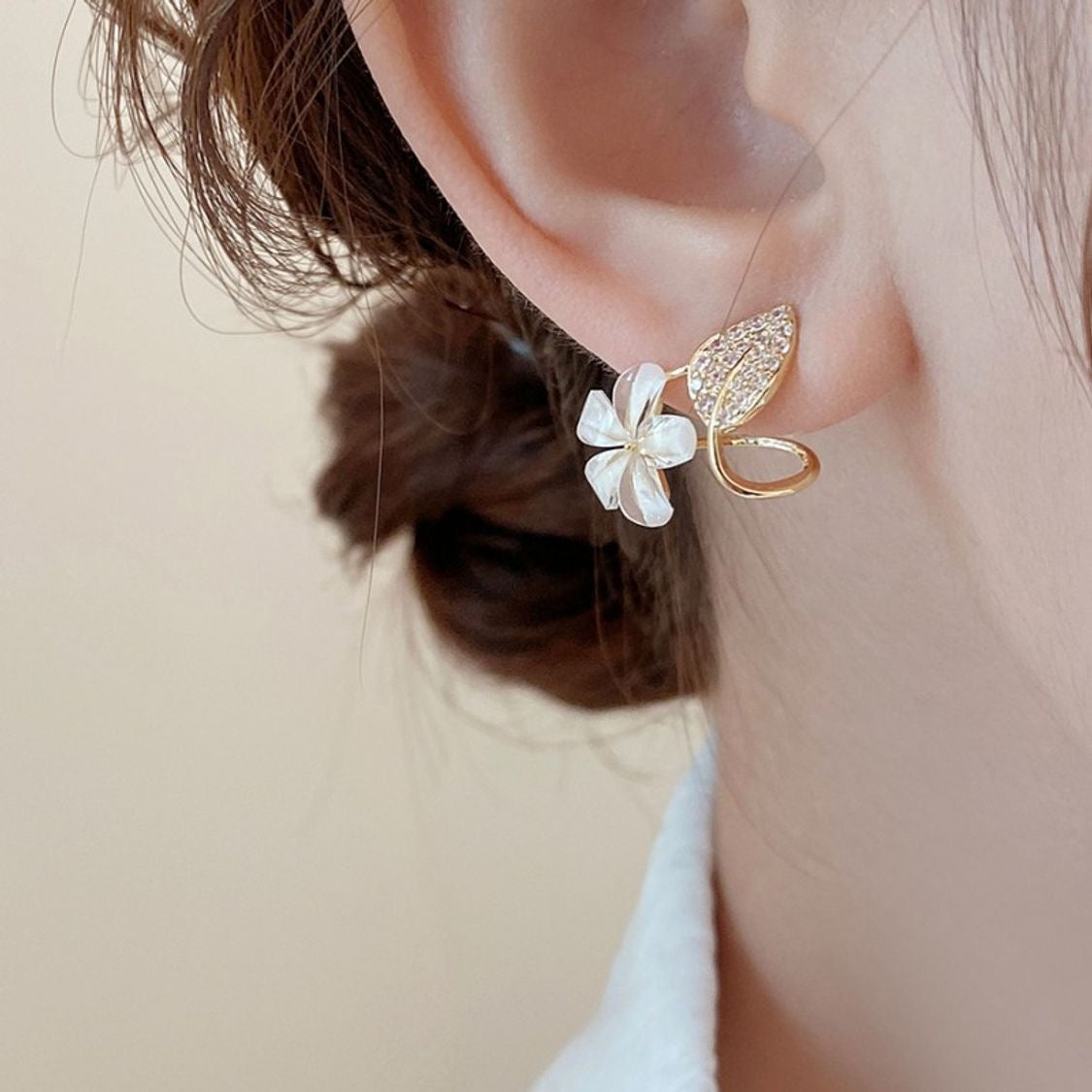 Flower earrings