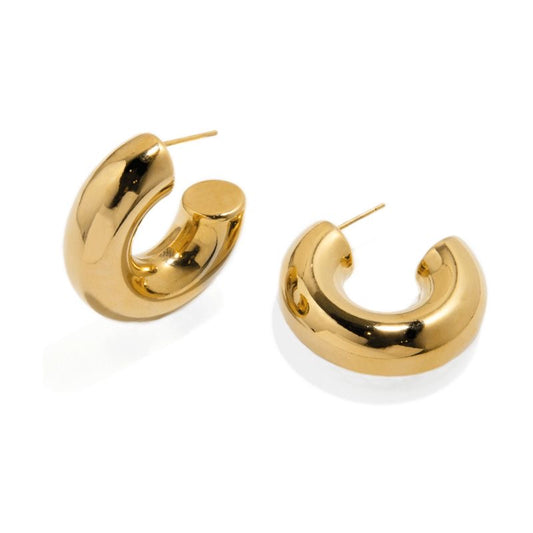 Gold Chunky Hoops