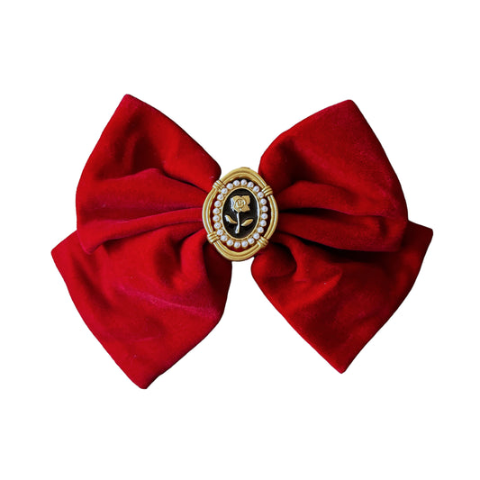 Hair bow terciopelo