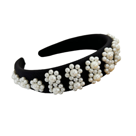 Pearl headband deluxe black