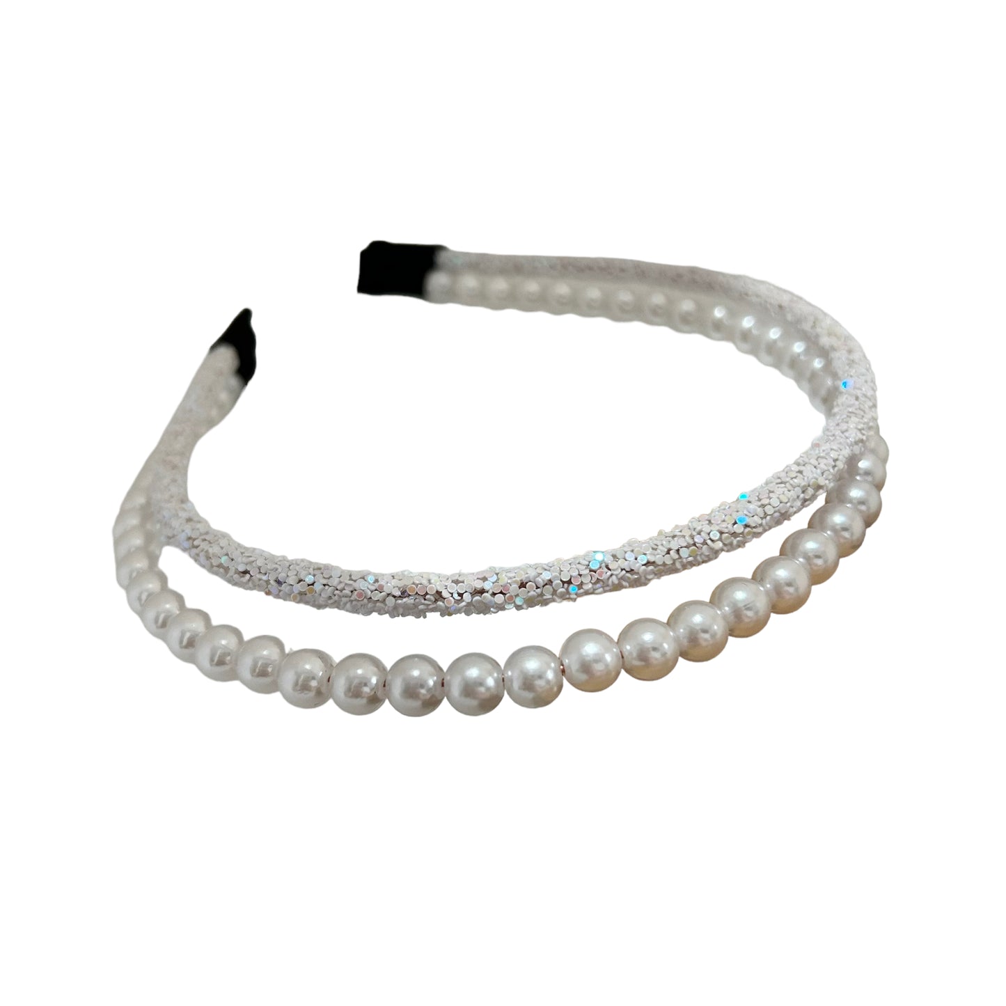 Diadema cute doble white