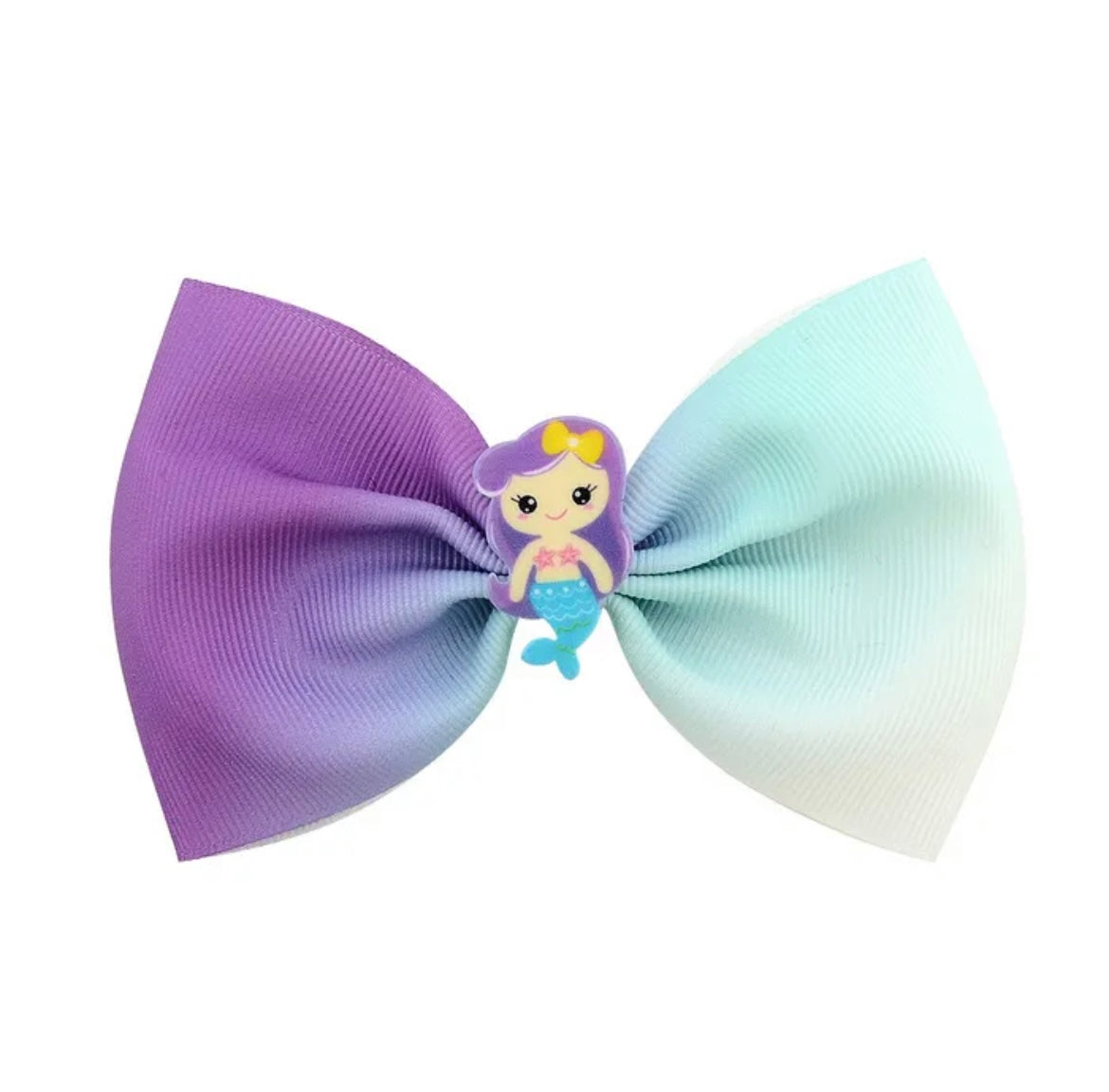 Rainbow hair bow